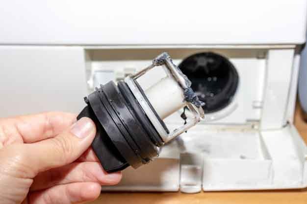 چرا لباسشویی تخلیه نمیکند