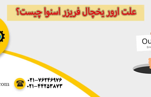 ارور یخچال فریزر اسنوا