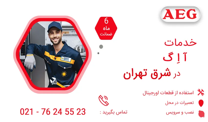 نمایندگی تعمیرات آ اِ گ در شرق تهران