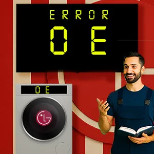 رفع ارور oe لباسشویی ال جی
