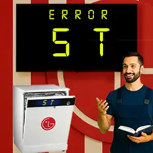 رفع ارور st ماشین ظرفشویی ال جی