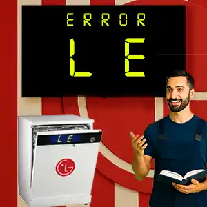 رفع ارور le ماشین ظرفشویی ال جی