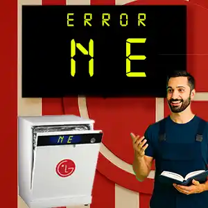 رفع ارور ne ظرفشویی ال جی