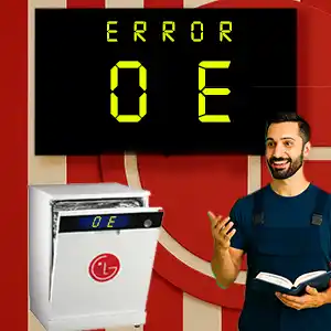 رفع ارور oe ماشین ظرفشویی ال جی