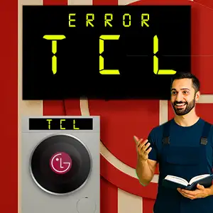 رفع ارور tcl لباسشویی ال جی