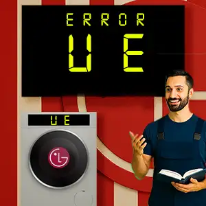 رفع ارور ue لباسشویی ال جی