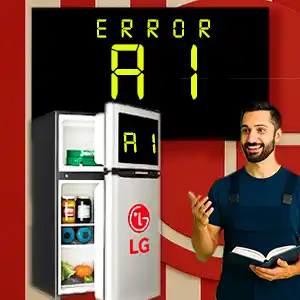 رفع ارور A1 یخچال ال جی