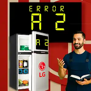 رفع ارور A2 یخچال ال جی