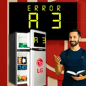 رفع ارور A3 یخچال ال جی