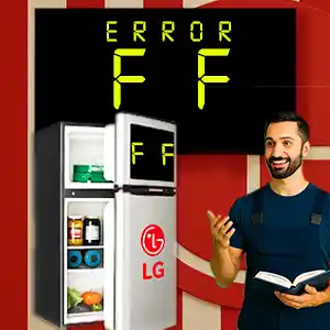 رفع ارور ff یخچال ال جی