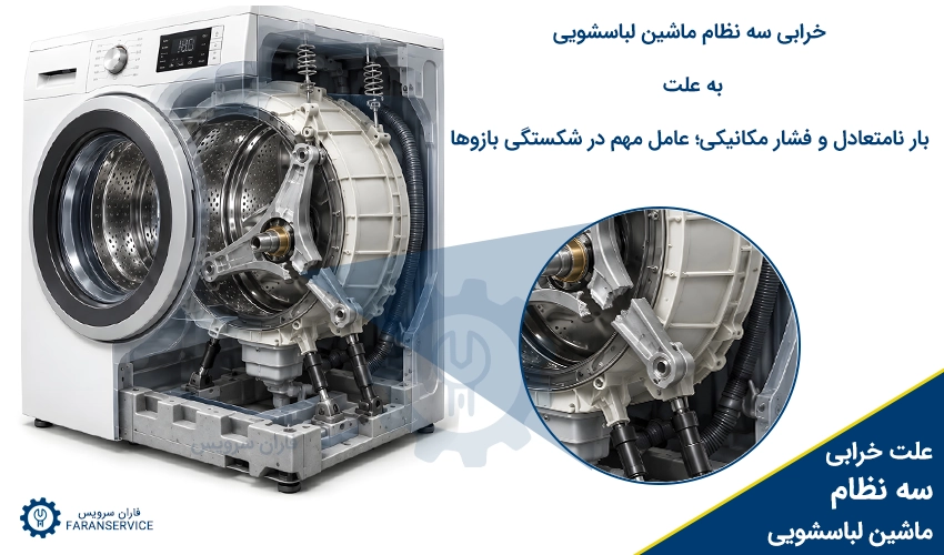 خرابی سه نظام به علت بار نامتعادل