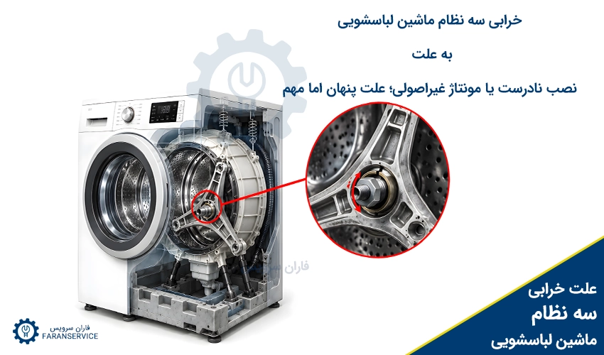 خرابی سه نظام به علت نصب نادرست